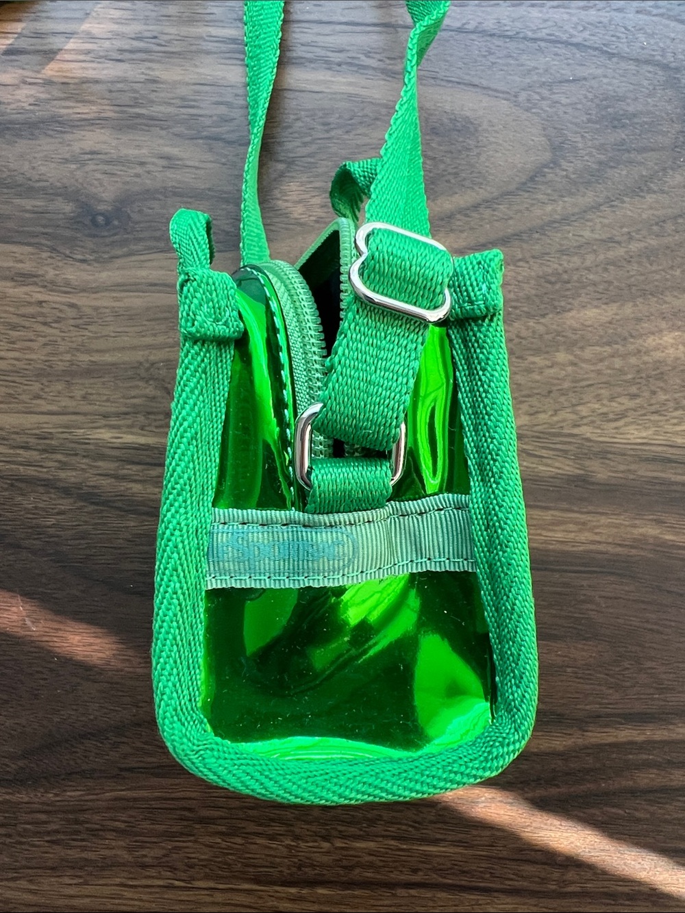 Y2k 💚Le Sport Sac - Green Tiny Mini Crossbody Bag with Handles💚 - Picture 3 of 4